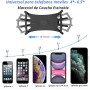 Soporte Movil Bicicleta,Soporte Movil Moto,Carro Bebe,Patinete,Compatible iPhone y Celurares Android.para Todo Tipo