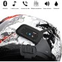 Ejeas V6 Pro Intercomunicador Bluetooth para Motocicletas, Gama Comunicación Intercom de 1200m, intercomunicador Casco Moto,