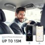 AGPTEK Manos Libres para Coche Bluetooth 5.0 con Siri, Google Asistente, Kit de Coche Altavoz Inalámbrico con Ranura de Tarjeta
