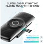 AGPTEK Manos Libres para Coche Bluetooth 5.0 con Siri, Google Asistente, Kit de Coche Altavoz Inalámbrico con Ranura de Tarjeta