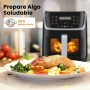 XXL Air Fryer 8.5 L with LED Touch Screen, 12 Functions, Oil-Free Fryer with Window, Dishwasher Safe, 1785 W Air Fryer –