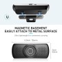 AGPTEK Manos Libres para Coche Bluetooth 5.0 con Siri, Google Asistente, Kit de Coche Altavoz Inalámbrico con Ranura de Tarjeta