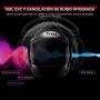 XGP X1 Auriculares Casco Moto, Bluetooth V5.3 con Asistente de Voz, Altavoces de Casco de 40 mm, con Impermeabilidad IP67,