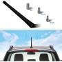 VooGenzek 6.5cm Mini Antena Coche Corta, Antena Radio Coche Universal, Antena de Coche Corta Pequeña, con 3 Tornillos M4/M5/M6