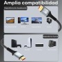 woednx Cable HDMI 8K 5Metros,Ultra Alta Velocidad HDMI Cable 2.1 8K@60Hz 4K@120Hz 7680P HDR10 eARC 3D HDCP 2.2 & 2.3,Compatible