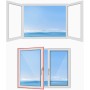 HOOMEE Cubierta Aislante Universal de Ventanas para Aire Acondicionado Portátil y Secadora (400 CM)- Apto para Todos los