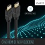 CABLE EWENT SOHO HDMI A/M- HDMI A/M V1.4 1.0M NEGRO/ORO
