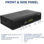TDT HD Receptor, Decodificador Terrestre, TDT Full HD -DVB-T2 - Compatible con HEVC265 - Digital Full HD 1080p/ Dolby/MPEG-2/4,