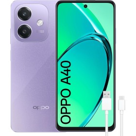 OPPO A40 - Smartphone Libre, 8GB(4GB+4GB) 128GB, Pantalla HD+ LCD 6.7", Cámara 50+2+8 MP, Android, Batería 5100mAh, Carga Rápida