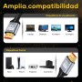 Cable HDMI 2.1 3M 8K,48Gbps cable HDMI de ultra alta velocidad 8K@60Hz 4K@120Hz 7680P,HDMI 2.1 admite HDR10 eARC 3D HDCP 2.2 y