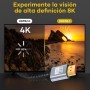 Cable HDMI 2.1 3M 8K,48Gbps cable HDMI de ultra alta velocidad 8K@60Hz 4K@120Hz 7680P,HDMI 2.1 admite HDR10 eARC 3D HDCP 2.2 y