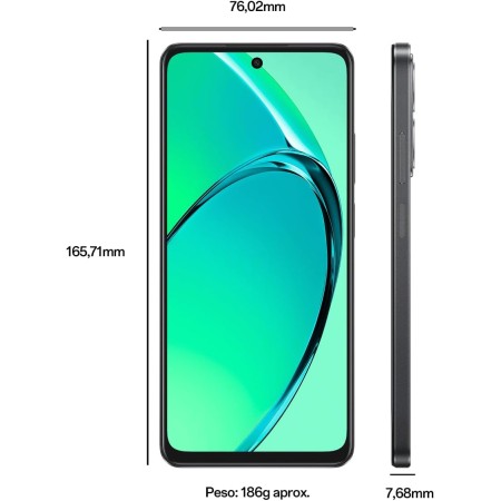 OPPO A40 - Smartphone Libre, 12GB(6GB+6GB) 128GB, Pantalla HD+ LCD 6.7", Cámara 50+2+8 MP, Android, Batería 5100mAh, Carga