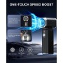 Electric Dust Blower, Compressed Air Duster Powerful Stepless Speed Adjustable 180000 RPM Large Capacity Battery Compressed Air