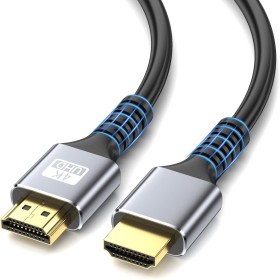 looyotul 4k Cable HDMI 5m de Ultra Alta Velocidad HDMI 2.0 Cable 4K@60Hz Conector Dorado 18gbps, Cable HDMI 3D Arc ethernet,Para