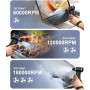 Electric Dust Blower, Compressed Air Duster Powerful Stepless Speed Adjustable 180000 RPM Large Capacity Battery Compressed Air