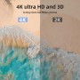 looyotul 4k Cable HDMI 5m de Ultra Alta Velocidad HDMI 2.0 Cable 4K@60Hz Conector Dorado 18gbps, Cable HDMI 3D Arc ethernet,Para