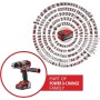 Einhell Atornillador inalámbrico TE-CD 18 Li-i Brushless Power X-Change (con función de impacto, Li-Ion, 18 V, 2 velocidades, 60
