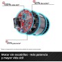 Einhell Atornillador inalámbrico TE-CD 18 Li-i Brushless Power X-Change (con función de impacto, Li-Ion, 18 V, 2 velocidades, 60
