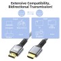 looyotul 4k Cable HDMI 10m Alta Velocidad HDMI 2.0 Cable 4K@60HZ de retorno de audio y video conector dorado 3D Arc se utiliza