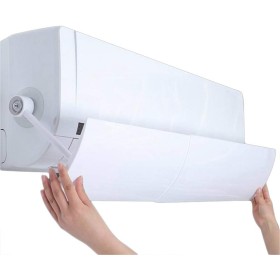 Beito 1 Pack Air Conditioner Cover for Home Adjustable Air Conditioner Deflector Windshield Retractable Wind Guide Prevents