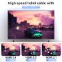 looyotul 4k Cable HDMI 10m Alta Velocidad HDMI 2.0 Cable 4K@60HZ de retorno de audio y video conector dorado 3D Arc se utiliza