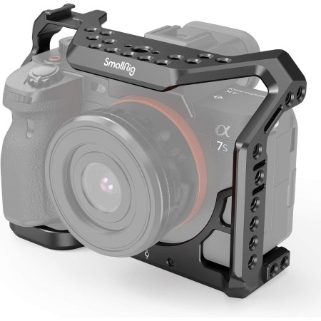 SMALLRIG A7SIII Cage Jaula, con NATO Rail Incorporado y 3/8" -16 para ARRI para Cámara Sony A7SIII - 2999
