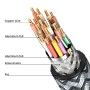 looyotul 4k Cable HDMI 10m Alta Velocidad HDMI 2.0 Cable 4K@60HZ de retorno de audio y video conector dorado 3D Arc se utiliza