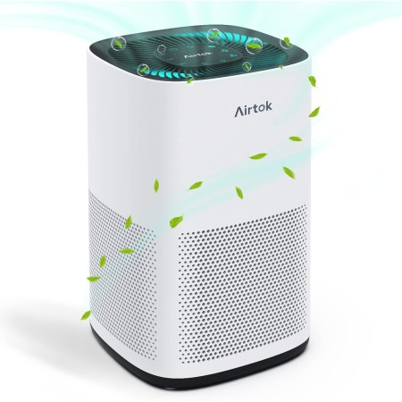 AIRTOK Air Purifier, Air Purifier with Hepa Filter 13 Max Coverage Area 75 m² (793 sq.ft) | 99.97% Odor Elimination | Ozone Free