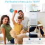 AIRTOK Air Purifier, Air Purifier with Hepa Filter 13 Max Coverage Area 75 m² (793 sq.ft) | 99.97% Odor Elimination | Ozone Free