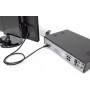 DIGITUS Cable de conexión HDMI de alta velocidad, tipo A - HDMI 2,0 - 1,0 m - Ultra HD 4k/60Hz - contactos chapados en oro -