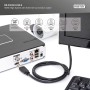 DIGITUS Cable de conexión HDMI de alta velocidad, tipo A - HDMI 2,0 - 1,0 m - Ultra HD 4k/60Hz - contactos chapados en oro -