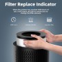 CONOPU Home Air Purifier, Air Purifier with High Efficiency Filter, Air Purifier for Allergies with Timer Function, Air Purifier