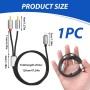 Wonvify Cable RCA Audio, Cable Cinch para i-Phone, Cable Lightn-ing a 2RCA para Teléfono Tablet PC Reproductor de MP3, Pod,
