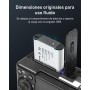 TELESIN 2 Baterías NP-BX1 y Cargador de Batería para Sony NP-BX1/M8, ZV-1, ZV-1 II, Cyber-Shot DSC-HX80, HX90V, HX95, HX99, RX1,