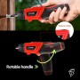 CASALS - Taladro atornillador a batería de 3,6V y 230rpm | Taladro inalámbrico con maletín de 52 puntas | Mini taladro de 1.3Ah