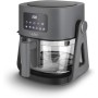 Lauben Glass&Grill Air Fryer 3-in-1 5500BG Hot Air Fryer with 5.5L Capacity, Glass Fry Basket, 6 Programs + Manual Adjustment, 3