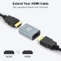 HDMI Couple 2.1, BORLTER CLAMP Madre a Madre del Extensor HDMI, 8K@60Hz/4K@120Hz Conector de Cable HDMI 3D uhd HDR ARC, Adecuado