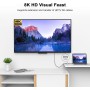 HDMI Couple 2.1, BORLTER CLAMP Madre a Madre del Extensor HDMI, 8K@60Hz/4K@120Hz Conector de Cable HDMI 3D uhd HDR ARC, Adecuado