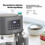 Lauben Glass&Grill Air Fryer 3-in-1 5500BG Hot Air Fryer with 5.5L Capacity, Glass Fry Basket, 6 Programs + Manual Adjustment, 3