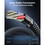 CABNEER Cable HDMI 2.1 8K 2.5m, Cable HDMI de alta velocidad, 48 Gbps, 8K@60Hz, 4K@120Hz, HDCP 2,2/2,3 eARC HDR, compatible con