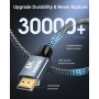 CABNEER Cable HDMI 2.1 8K 2.5m, Cable HDMI de alta velocidad, 48 Gbps, 8K@60Hz, 4K@120Hz, HDCP 2,2/2,3 eARC HDR, compatible con