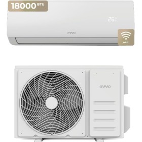 Air conditioning Split 4500 Frigorias, EVVO CLIMA cooling and heating, WIFI, Motor inverter, heat pump, class A++/A+,