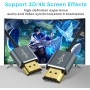 Twozoh Cable HDMI Flexible y Delgado 0,5M 2 Unidades, Cable HDMI Ultrafino compatible con alta velocidad 4K&60Hz 18Gbps