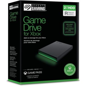Seagate Game Drive for Xbox 2TB, Unidad de disco duro (HDD) externa portátil, USB 3.2 Gen 1, negra, certificación Xbox, LED RGB,