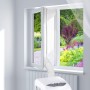 Sealed Window Air Conditioning 400 cm, Portable Air Conditioner Window Kit Double Zip, Blocks Hot Air, Easy Installation, for
