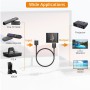 Neoteck Divisor HDMI 4K HDMI Splitter 1 Entrada 2 Salidas Admite 3D y 4K x 2K (30hz) para Monitores Dobles Duplicar/Espejar con