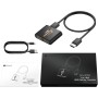 Neoteck Divisor HDMI 4K HDMI Splitter 1 Entrada 2 Salidas Admite 3D y 4K x 2K (30hz) para Monitores Dobles Duplicar/Espejar con