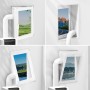 Sealed Window Air Conditioning 400 cm, Portable Air Conditioner Window Kit Double Zip, Blocks Hot Air, Easy Installation, for