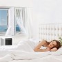 Sealed Window Air Conditioning 400 cm, Portable Air Conditioner Window Kit Double Zip, Blocks Hot Air, Easy Installation, for