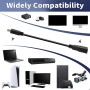 Jewan Adaptador Divisor HDMI, 1080P HDMI Macho a Doble Hembra, 1 a 2 Vías, Divisor de Cable para HDTV HD, Monitor y Proyectores,